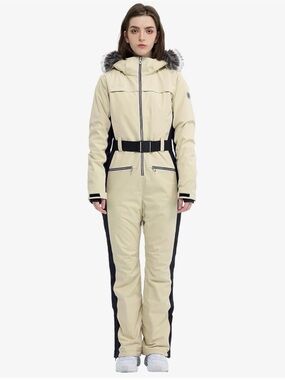 NWT-Ski Suit One Piece Snow Jumpsuit Snow Stretchy Outfit  Onesie Insulated